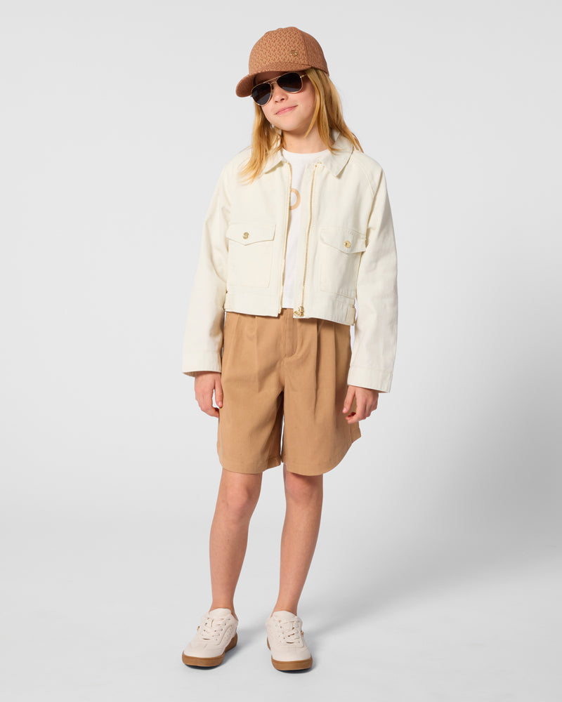 
  
    Michael
  
    Kors
  
 Girls Beige Pocket Shorts