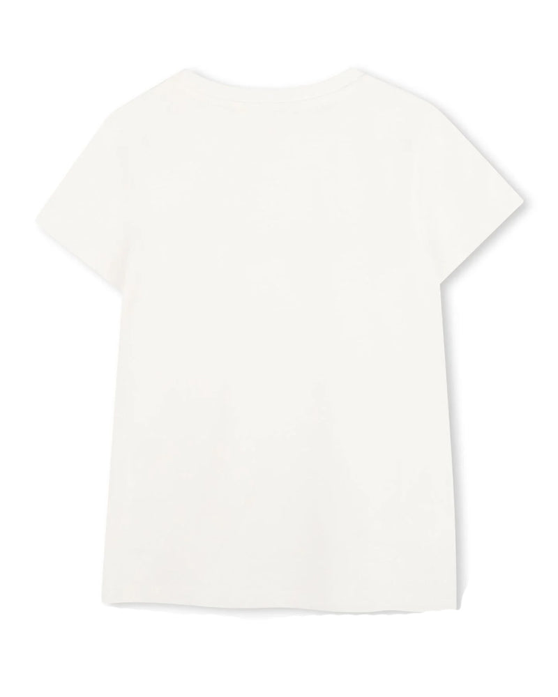 
  
    Michael
  
    Kors
  
 Girls Ivory Logo T-Shirt