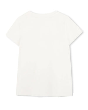 
  
    Michael
  
    Kors
  
 Girls Ivory Logo T-Shirt