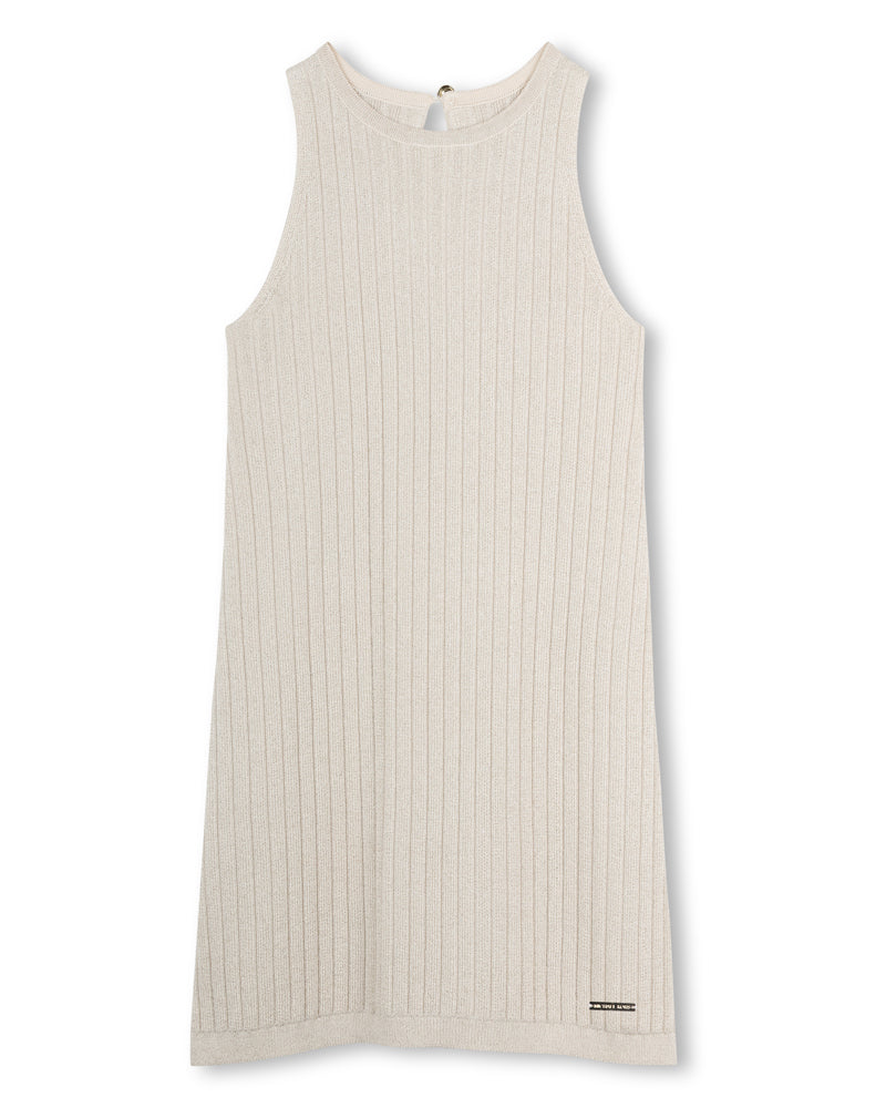 
  
    Michael
  
    Kors
  
 Girls Gold Knit Sleeveless Dress