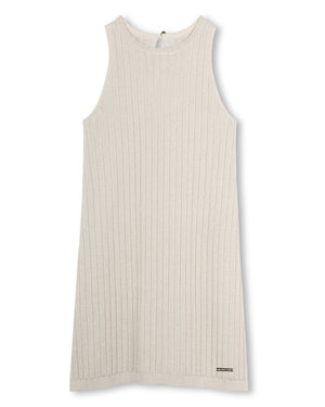 
  
    Michael
  
    Kors
  
 Girls Gold Knit Sleeveless Dress
