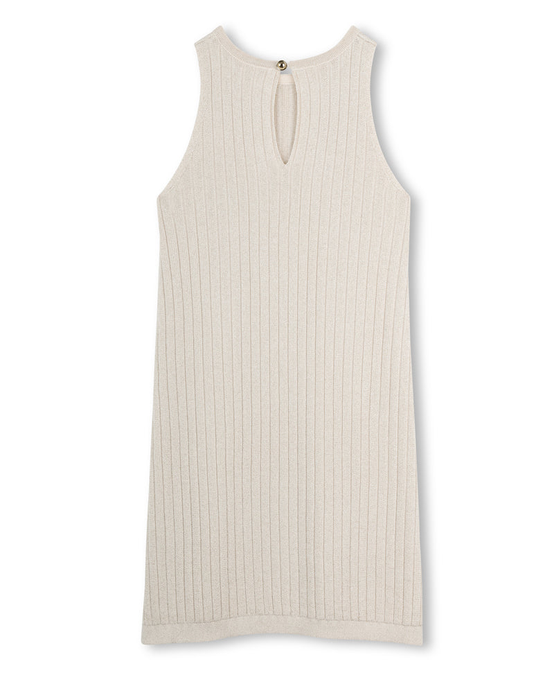 
  
    Michael
  
    Kors
  
 Girls Gold Knit Sleeveless Dress