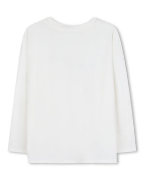 
  
    Michael
  
    Kors
  
 Girls White Logo Top
