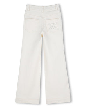 
  
    Michael
  
    Kors
  
 Girls Ivory Denim