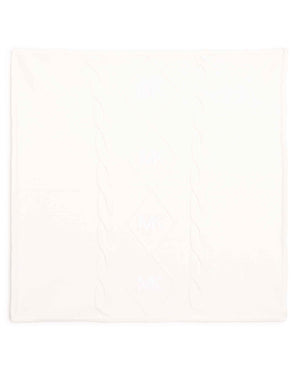 
  
    Michael
  
    Kors
  
 Baby Girls White Knit Blanket