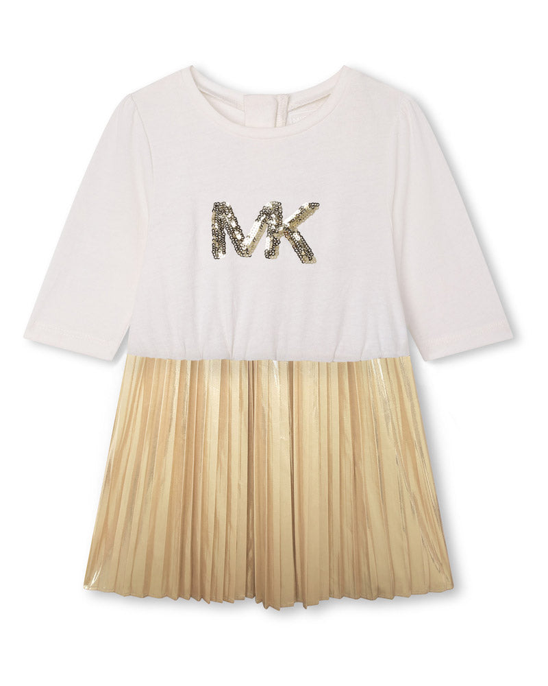Michael Kors Kids Baby Girls Gold Sequin Dress Michael Kors Kids Baby Girls Gold Sequin Dress