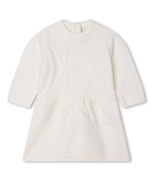 
  
    Michael
  
    Kors
  
 Baby Girls White Knit Dress