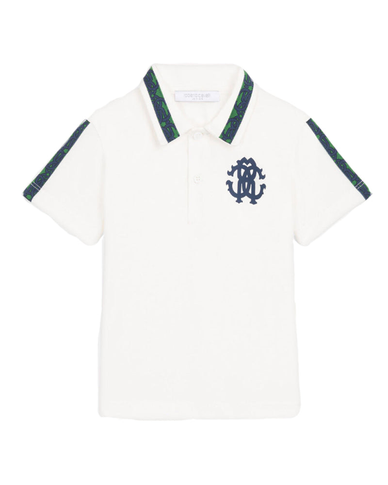 Baby Boys White Polo