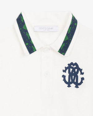 
  
    Roberto
  
    Cavalli
  
 Baby Boys White Polo