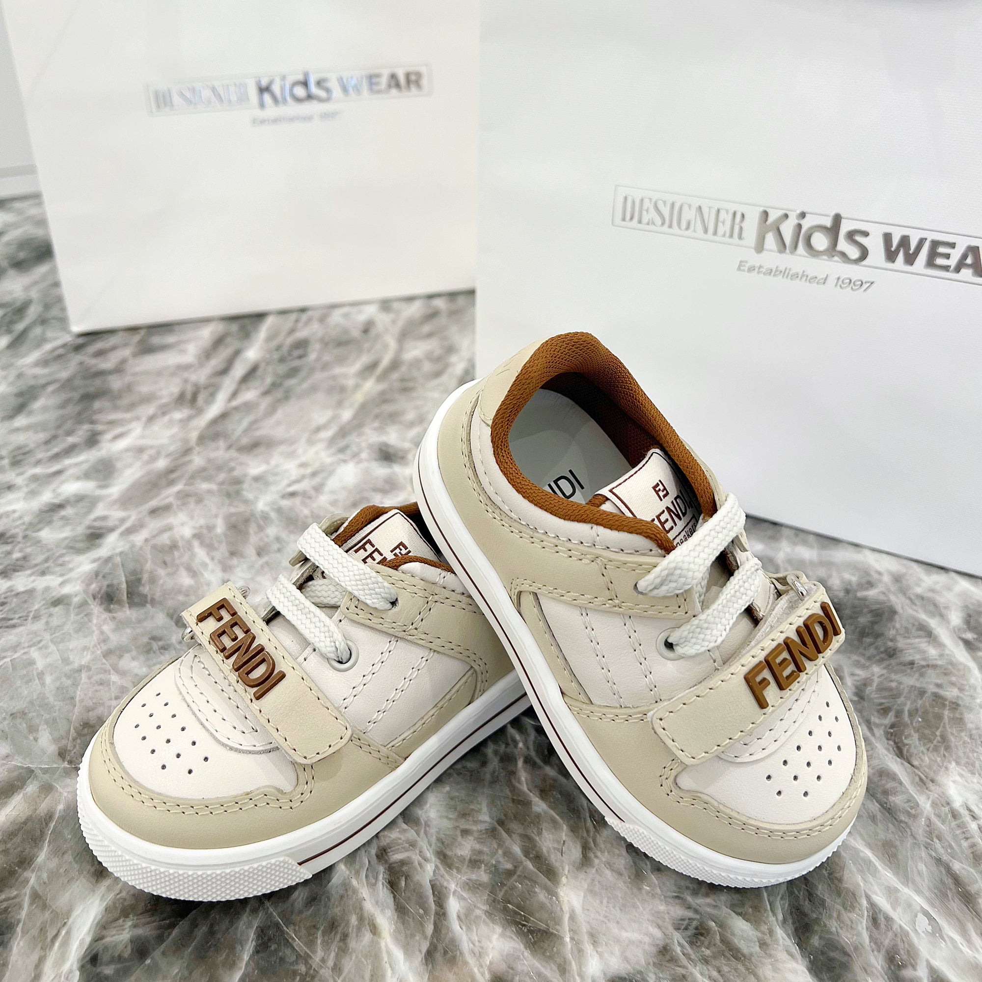 Pair of Fendi children's shoes