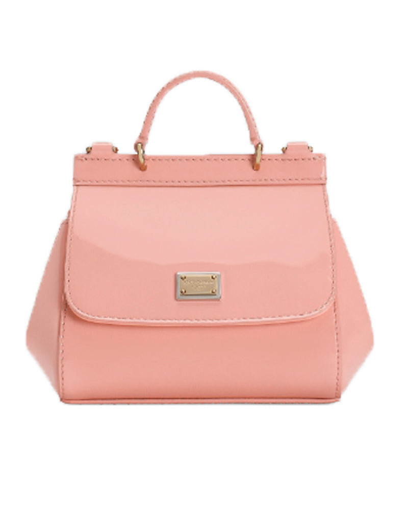 
  
    Dolce
  
    &
  
    Gabbana
  
 Girls Pink Patent Leather Sicily Bag