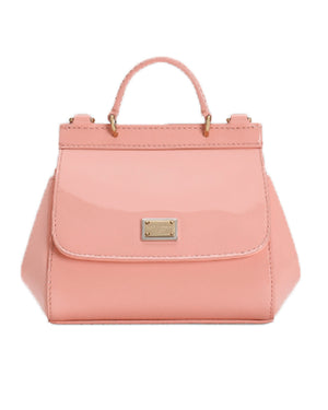 
  
    Dolce
  
    &
  
    Gabbana
  
 Girls Pink Patent Leather Sicily Bag