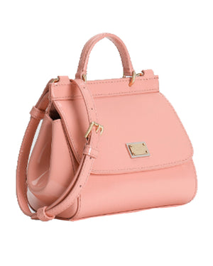 
  
    Dolce
  
    &
  
    Gabbana
  
 Girls Pink Patent Leather Sicily Bag