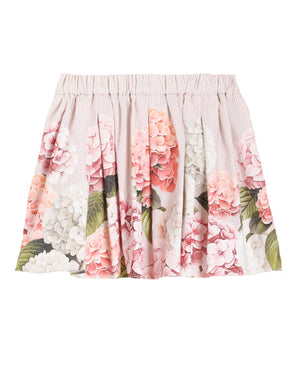 
  
    Dolce
  
    &
  
    Gabbana
  
 Girls Hydrangea print Canvas Skirt