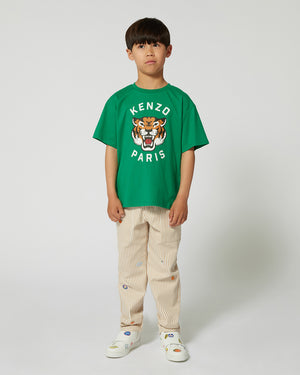 
  
    Kenzo
  
    Kids
  
 Boys Green Tiger Logo T-Shirt