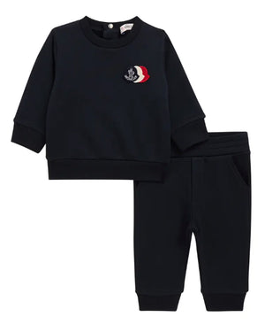 
  
    Moncler
  
    Enfant
  
 Baby Boys Navy  Tricolour Logo Tracksuit
