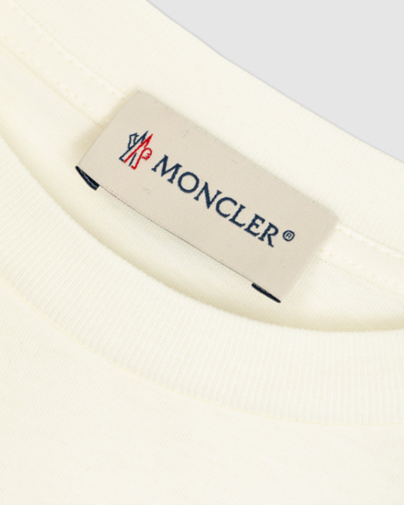 Boys White Graphic Logo Top