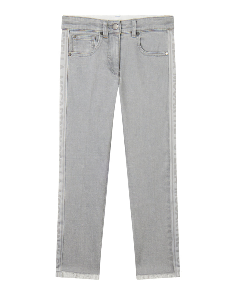 Girls Grey Denim