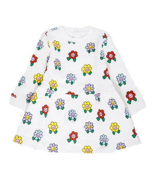 
  
    Stella
  
    Mccartney
  
    Kids
  
 Baby Girls White Floral Sweater Dress