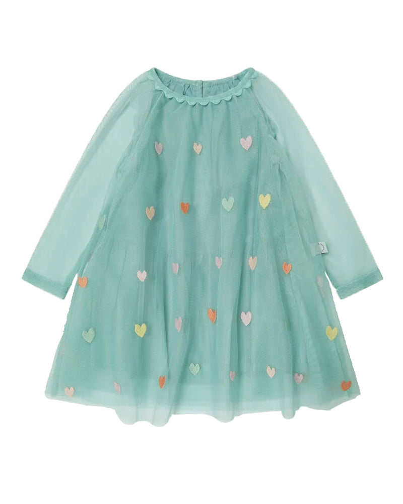Baby Girls Embro Hearts Tulle Dress