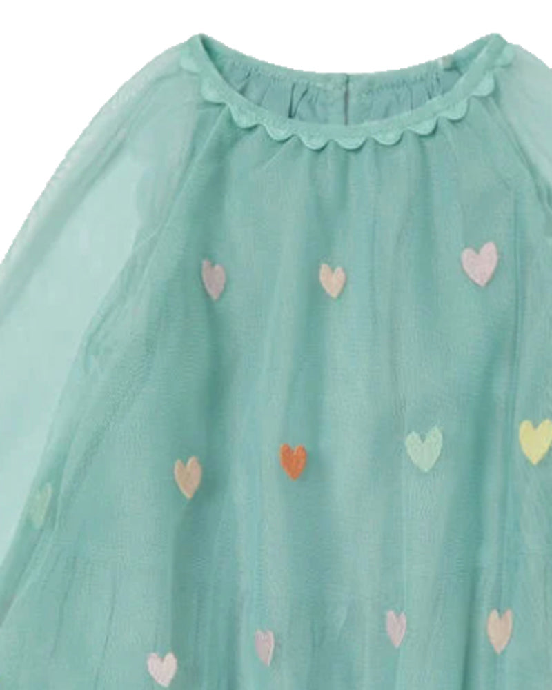 Baby Girls Embro Hearts Tulle Dress