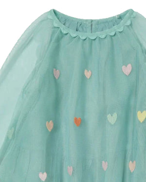 
  
    Stella
  
    Mccartney
  
    Kids
  
 Baby Girls Embro Hearts Tulle Dress