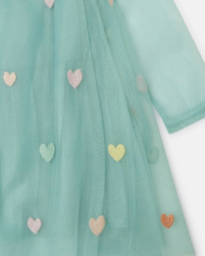Baby Girls Embro Hearts Tulle Dress