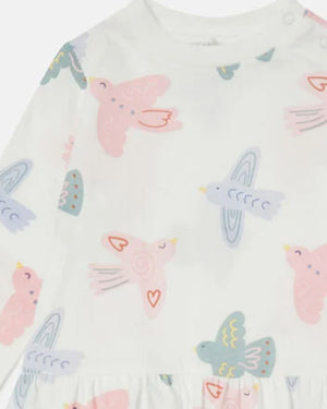 
  
    Stella
  
    Mccartney
  
    Kids
  
 Baby Girls White Dove Print Dress