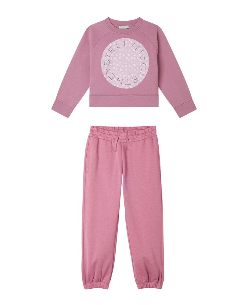 
  
    Stella
  
    Mccartney
  
    Kids
  
 Girls Pink Floral Logo Tracksuit