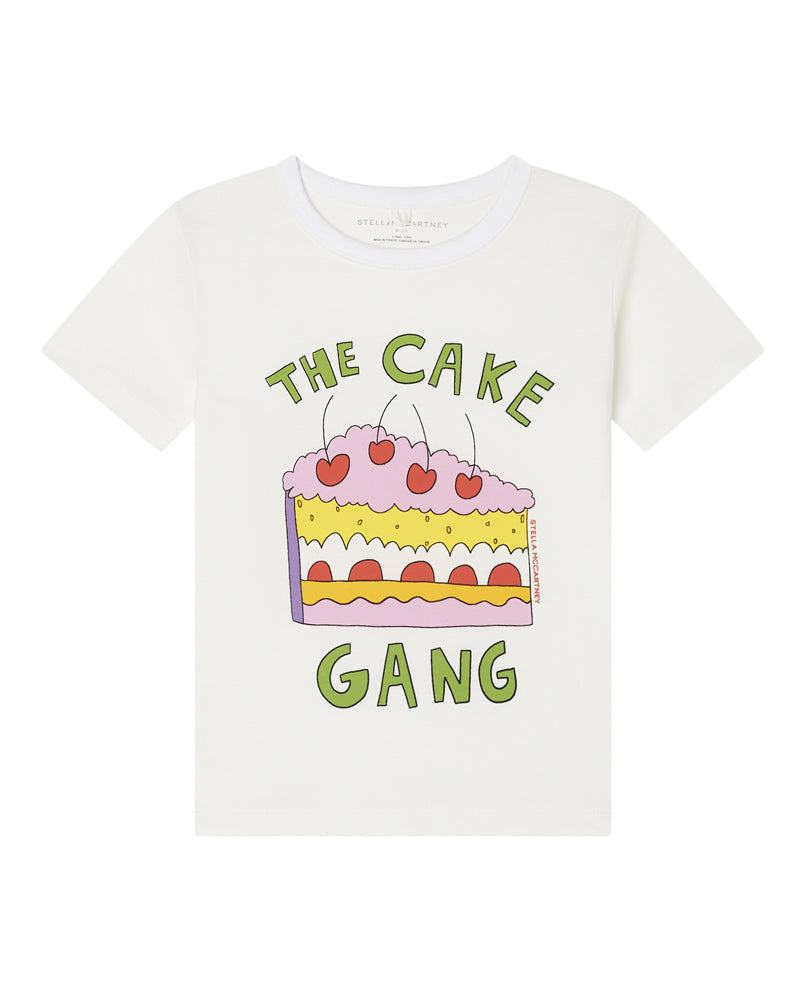 Girls White Cake T-Shirt
