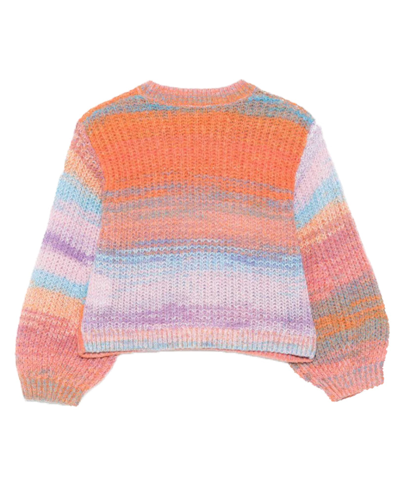 Girls Multi/Print Knit Sweater