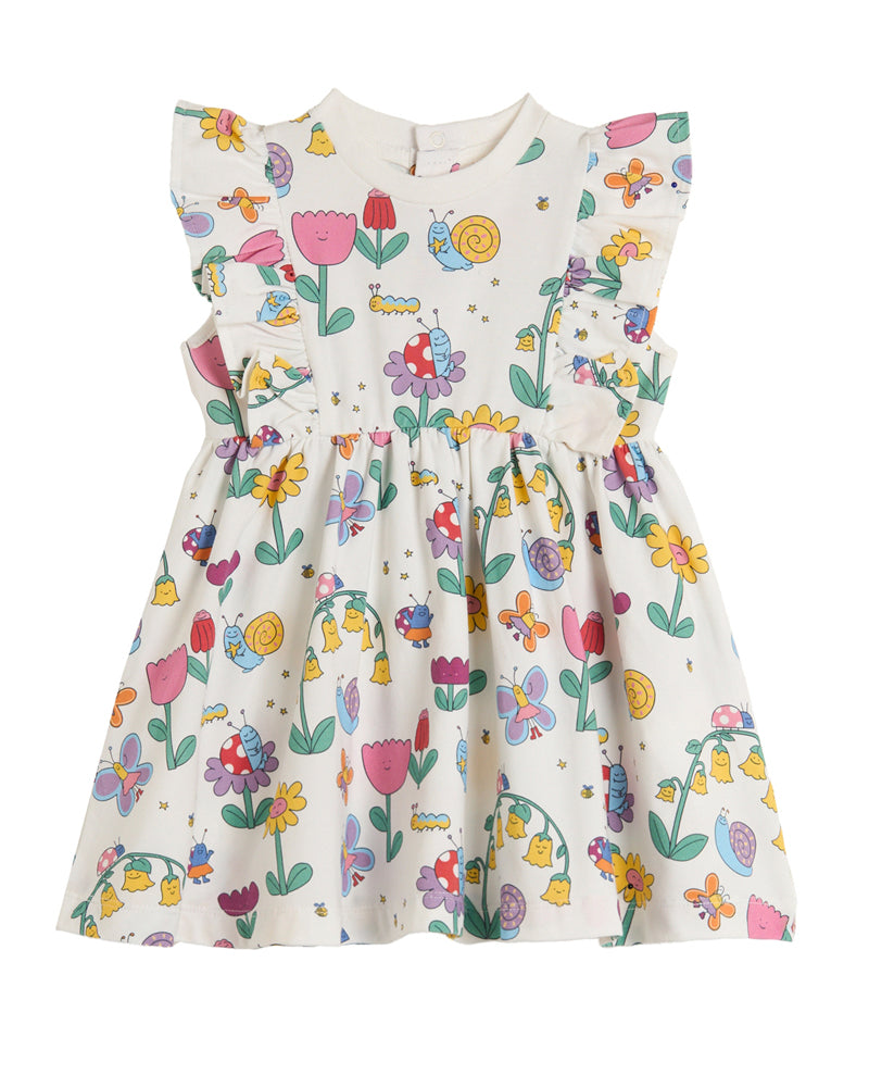 
  
    Stella
  
    Mccartney
  
    Kids
  
 Baby Girls White Floral Sleeveless Dress