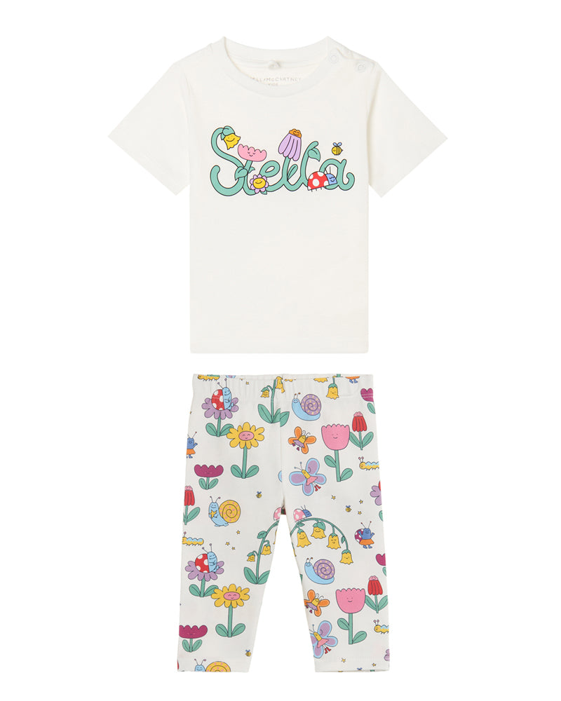 
  
    Stella
  
    Mccartney
  
    Kids
  
 Baby Girls White T & Legging Set