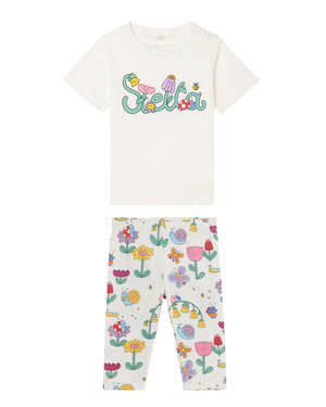 
  
    Stella
  
    Mccartney
  
    Kids
  
 Baby Girls White T & Legging Set