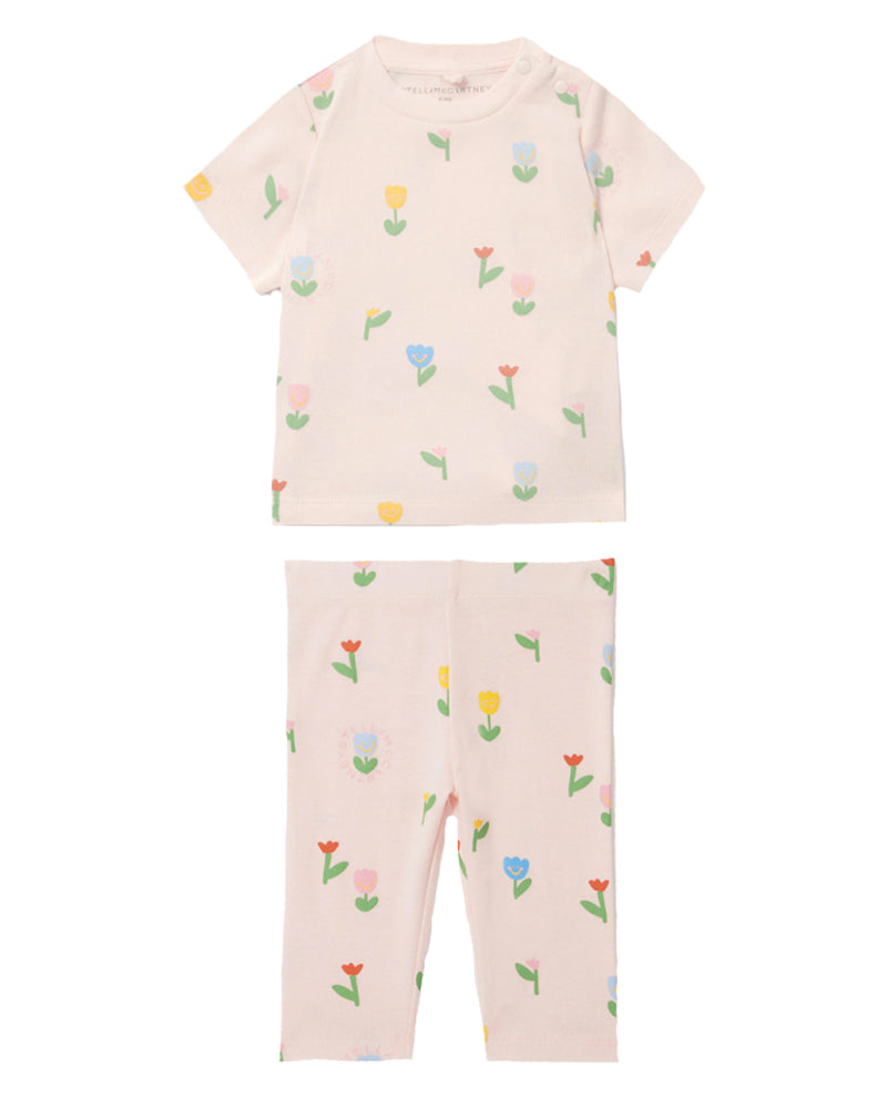 
  
    Stella
  
    Mccartney
  
    Kids
  
 Baby Girls Pink Floral T & Legging Set