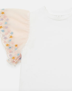 
  
    Stella
  
    Mccartney
  
    Kids
  
 Girls Scallop Trim Stars T & Skirt Set