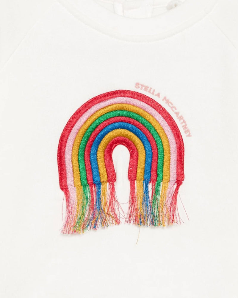 
  
    Stella
  
    Mccartney
  
    Kids
  
 Baby Girls White Rainbow Sweatshirt