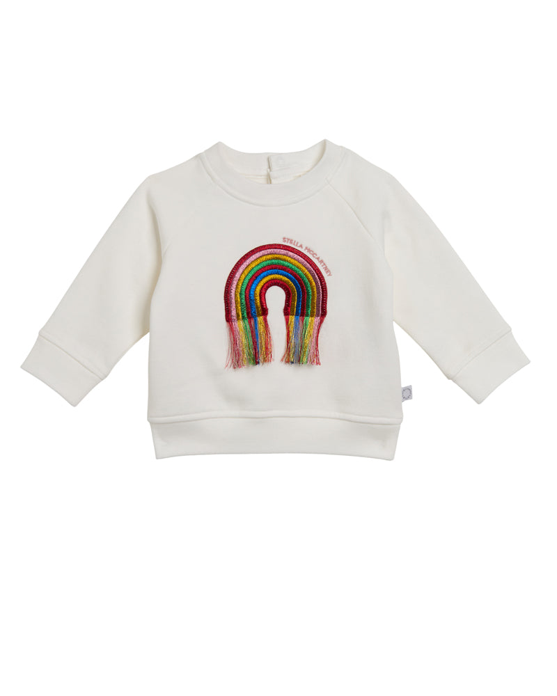 
  
    Stella
  
    Mccartney
  
    Kids
  
 Baby Girls White Rainbow Sweatshirt