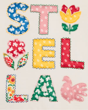 
  
    Stella
  
    Mccartney
  
    Kids
  
 Girls White Logo Patch Sweatshirt
