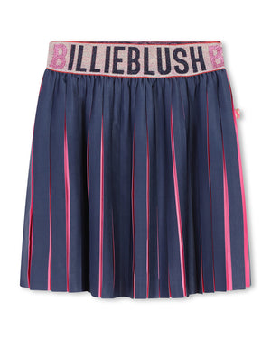 
  
    Billieblush
  
 Girls Navy Pleated Skirt