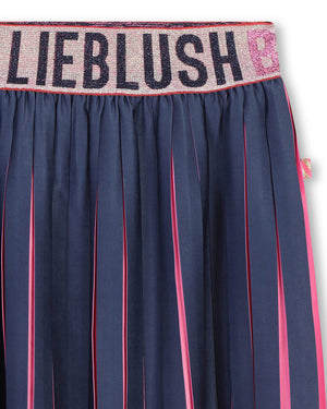 
  
    Billieblush
  
 Girls Navy Pleated Skirt