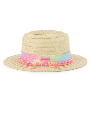 
  
    Billieblush
  
 Girls Beige Straw Hat