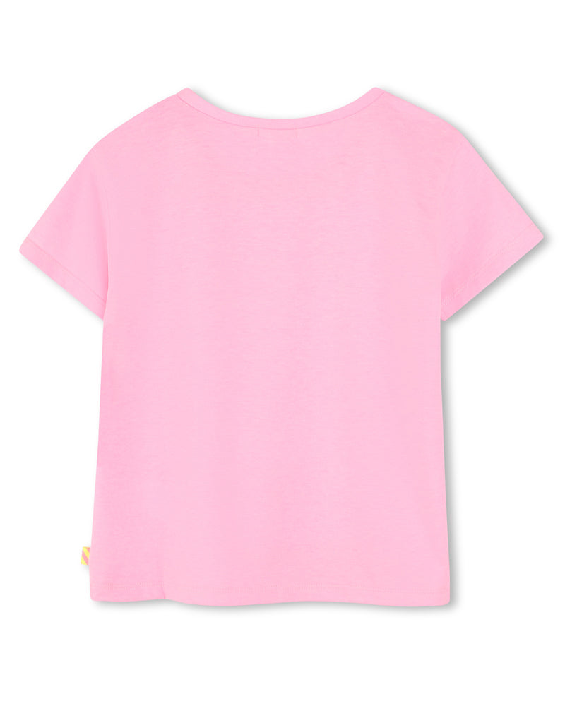 Girls Pink Scooter T-Shirt