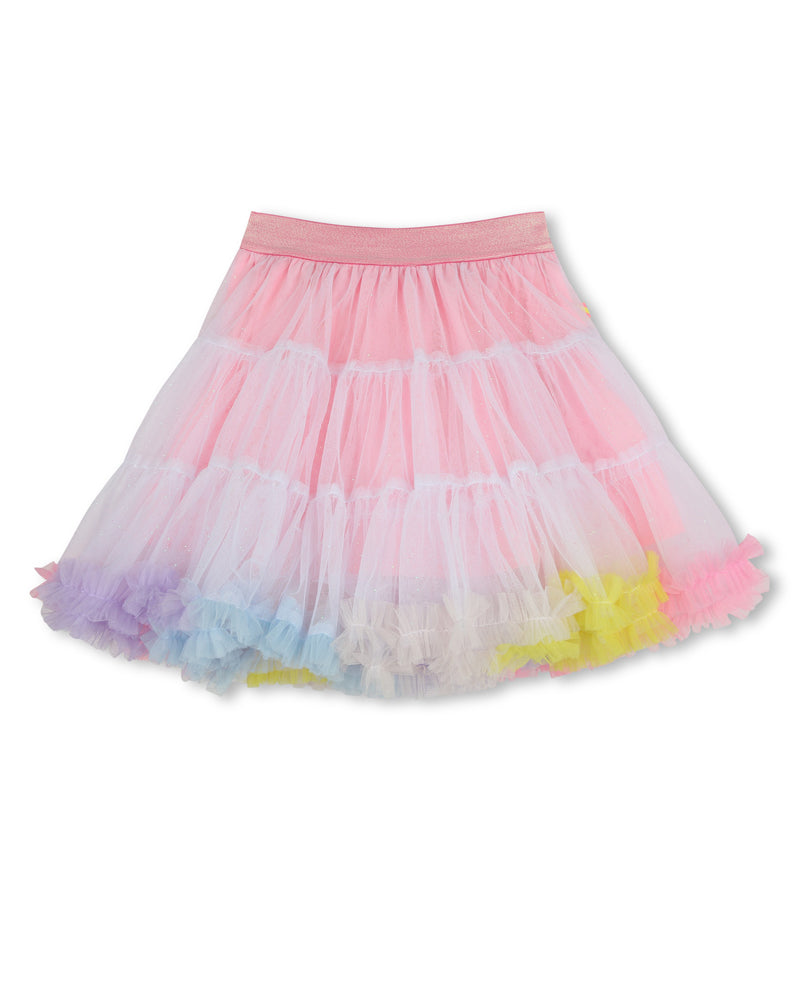 Girls Multi/Print Glitter Skirt