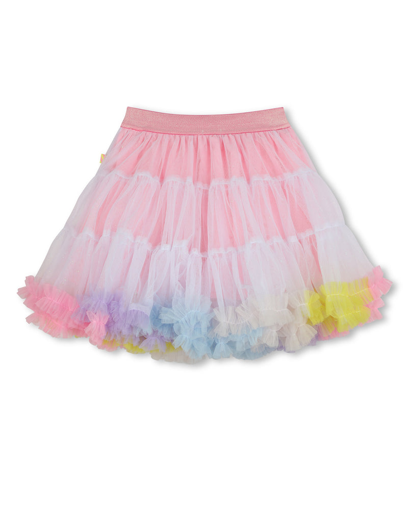 Girls Multi/Print Glitter Skirt