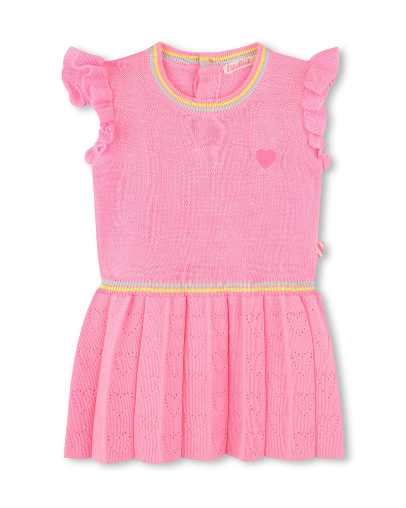 Baby Girls Pink Knit Dress