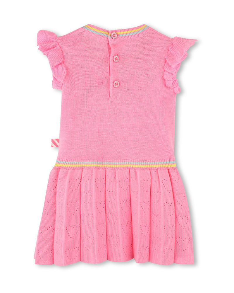 Baby Girls Pink Knit Dress