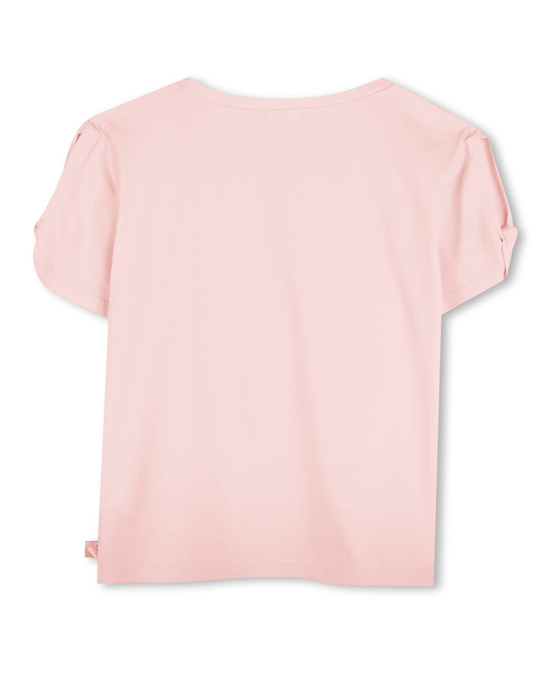 Girls Pink Butterfly T-Shirt