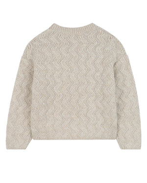 
  
    Billieblush
  
 Girls Gold Knit Sweater