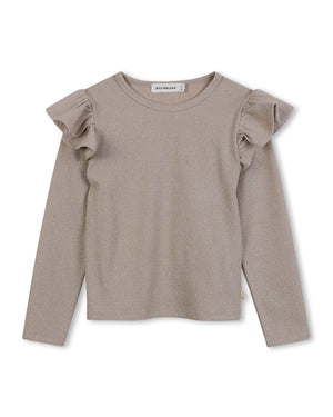 
  
    Billieblush
  
 Girls Gold Ruffle Top